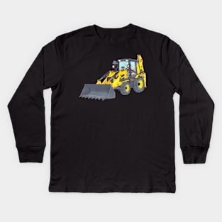 BACKHOE Kids Long Sleeve T-Shirt